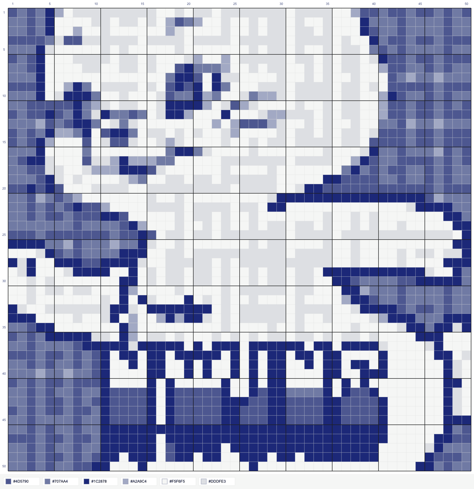 사용자가 KnittyCat으로 만든 격자 도안