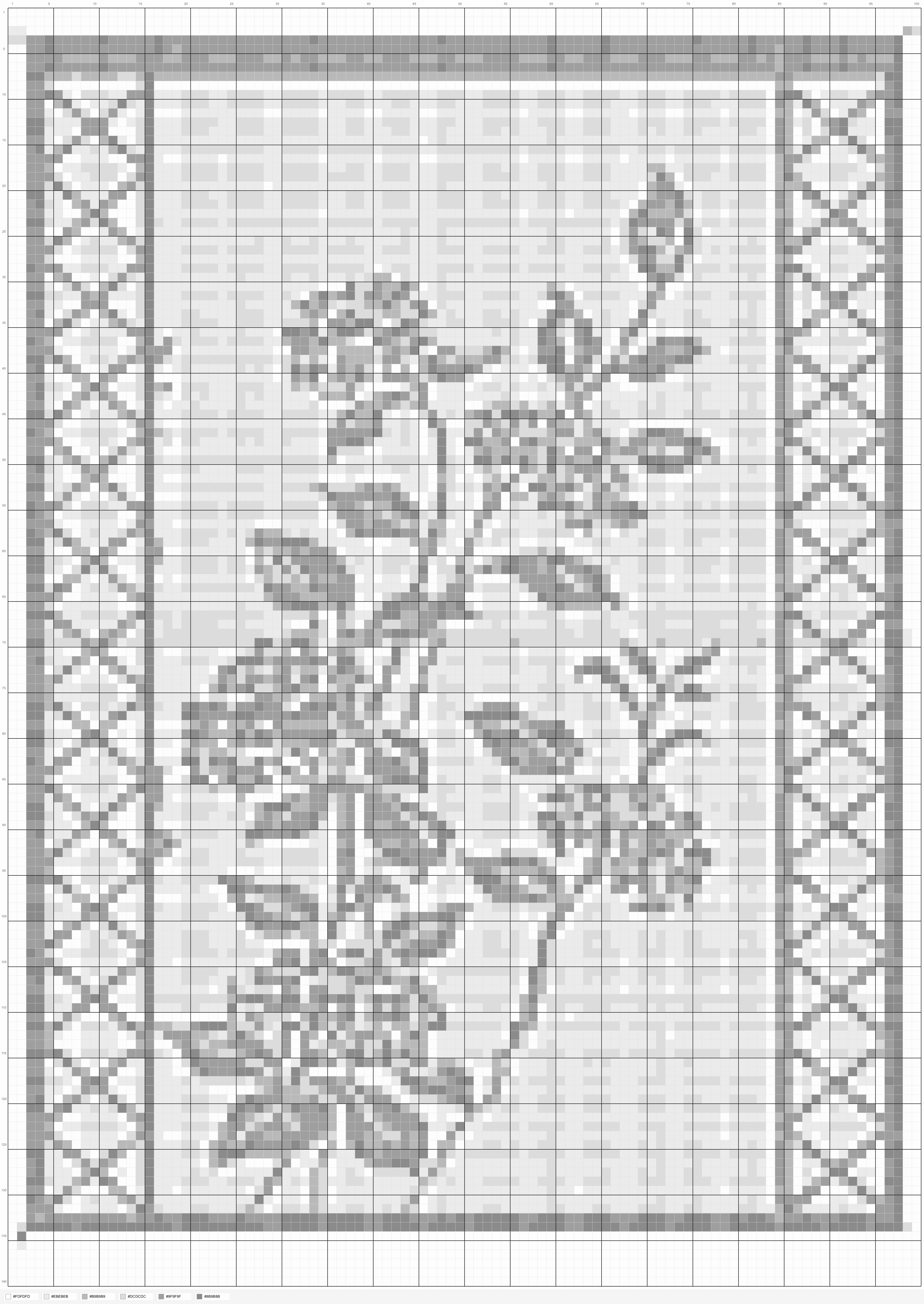 사용자가 KnittyCat으로 만든 격자 도안