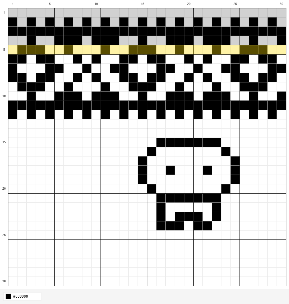 사용자가 KnittyCat으로 만든 격자 도안