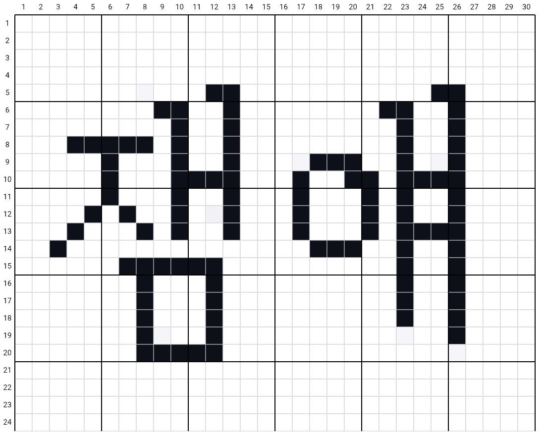 사용자가 KnittyCat으로 만든 격자 도안