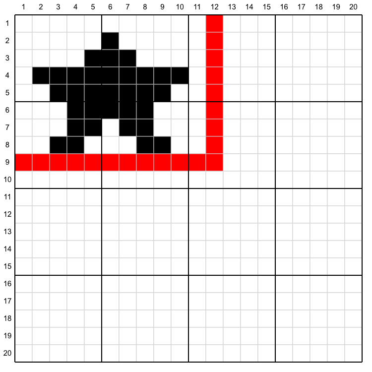 사용자가 KnittyCat으로 만든 격자 도안