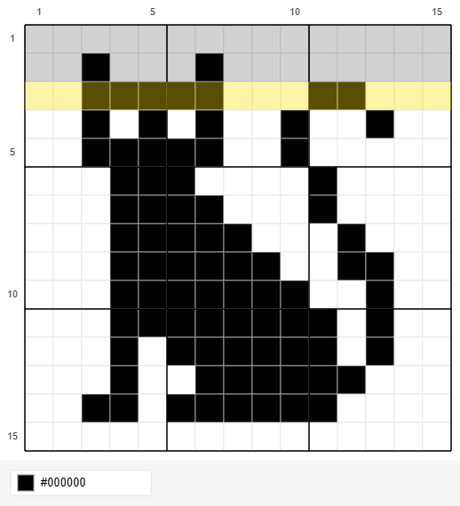 사용자가 KnittyCat으로 만든 격자 도안