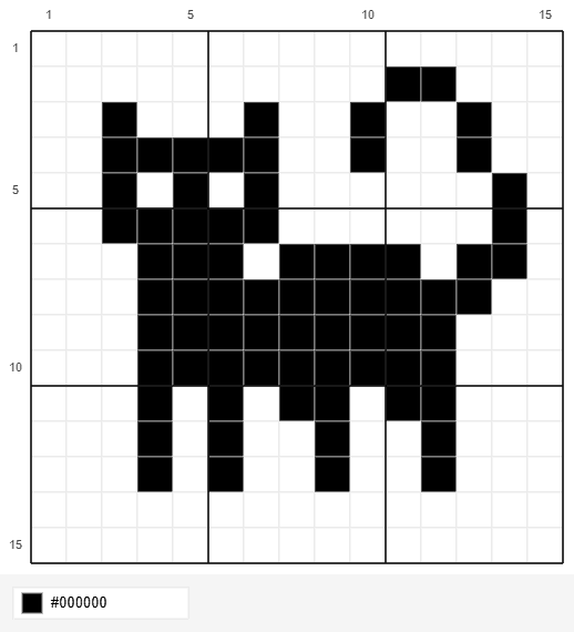 사용자가 KnittyCat으로 만든 격자 도안