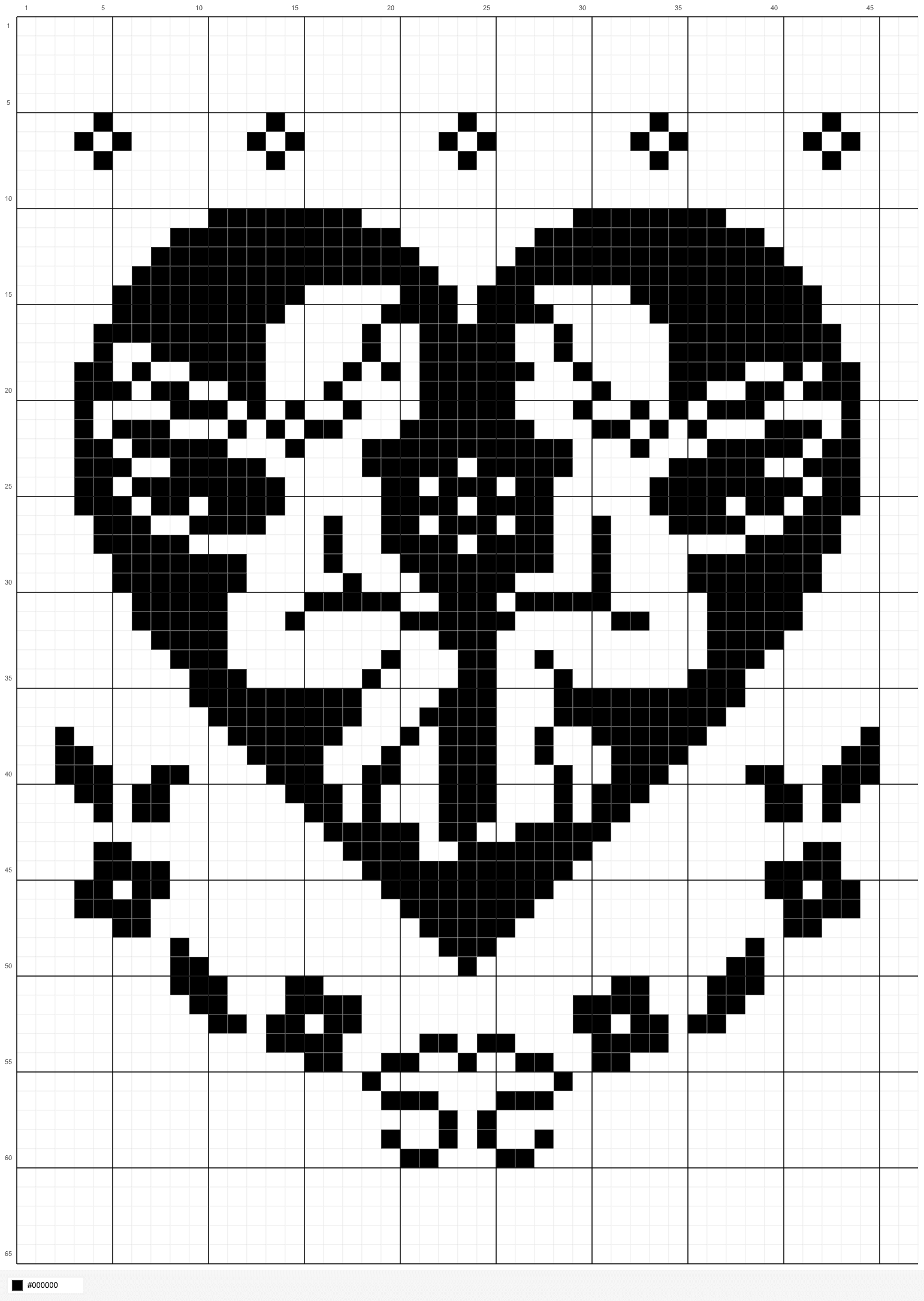 사용자가 KnittyCat으로 만든 격자 도안